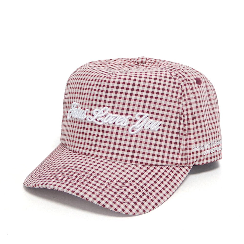 *PRE-ORDER ITEM* JLY UNHAT | RED GINGHAM