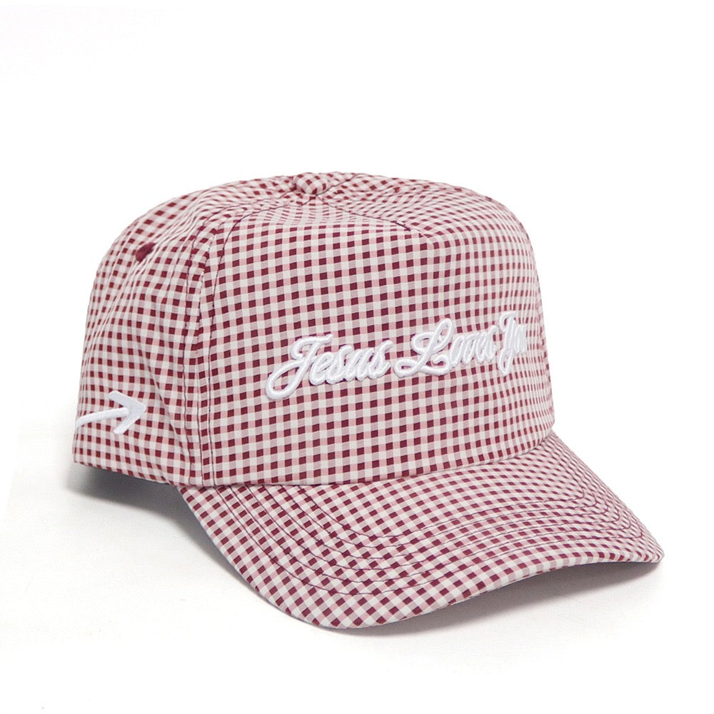*PRE-ORDER ITEM* JLY UNHAT | RED GINGHAM