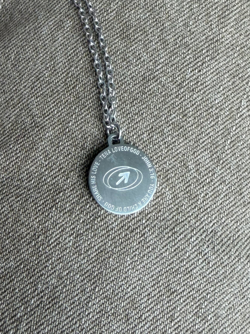 JLY NECKLACE | SILVER / BLACK