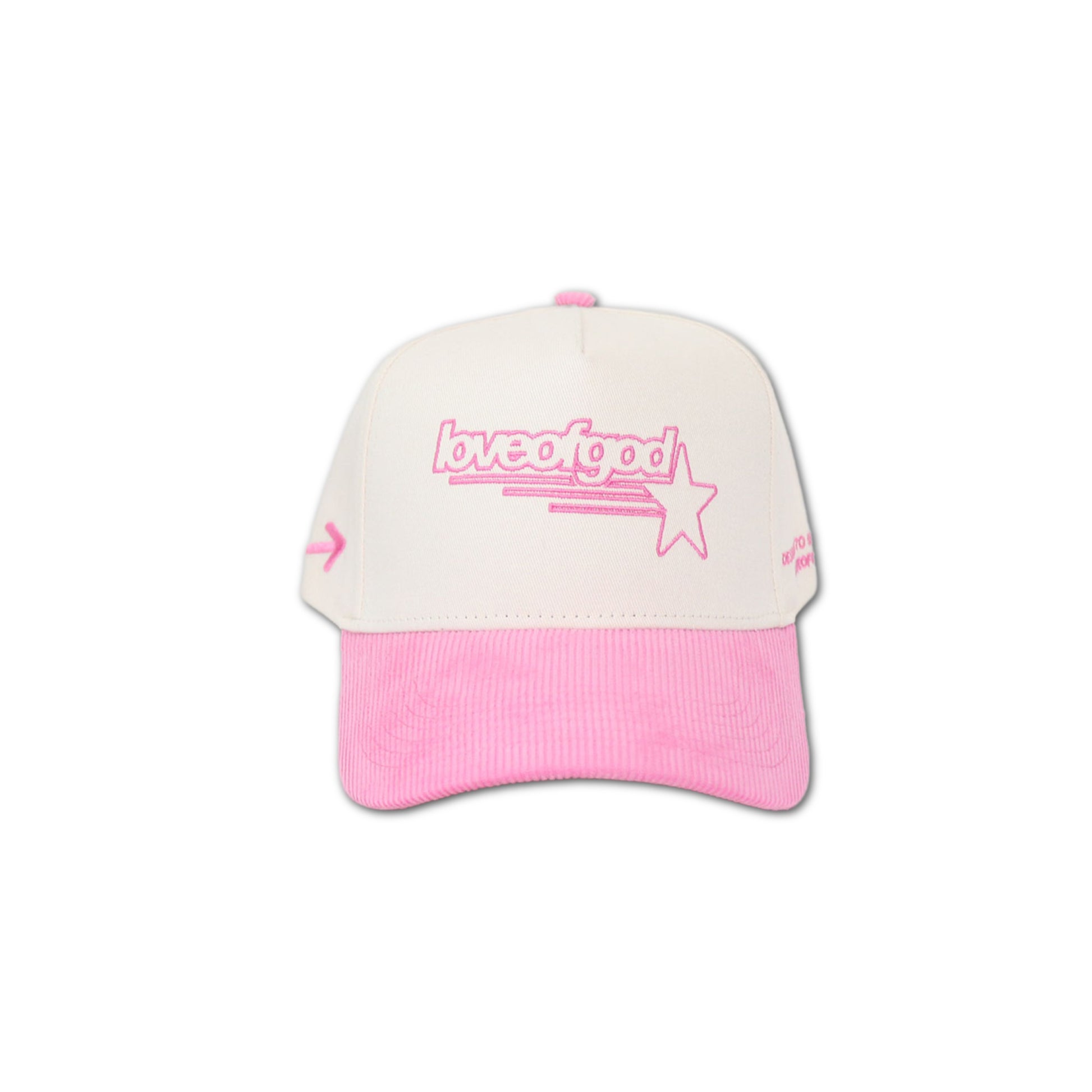 STARRS | Hat | Pink & Cream