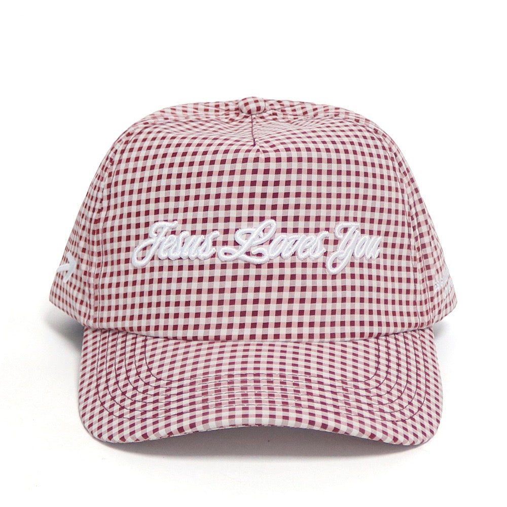 *PRE-ORDER ITEM* JLY UNHAT | RED GINGHAM