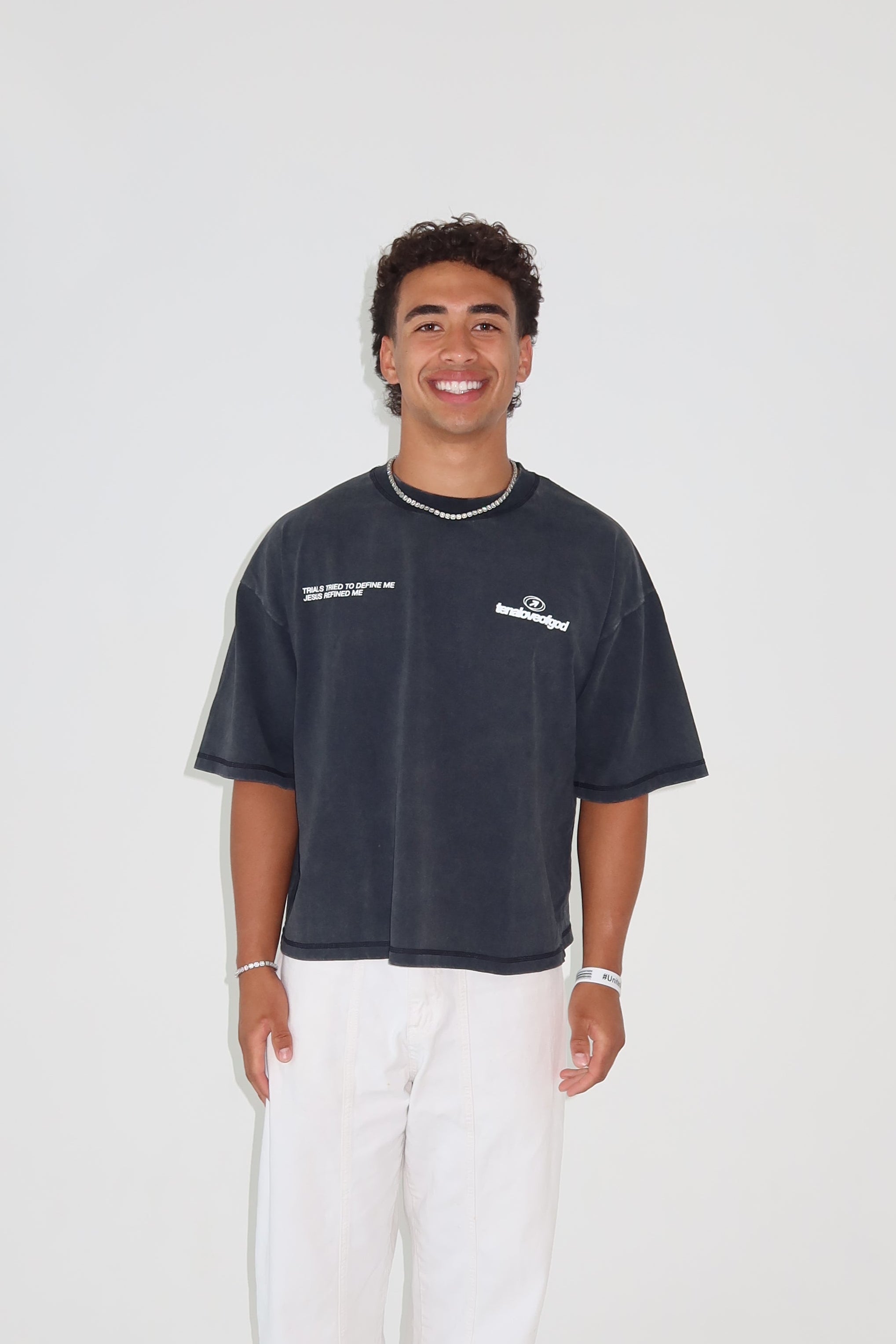 *PRE-ORDER* (9 WEEKS) - GGM CROP TEE | ASH