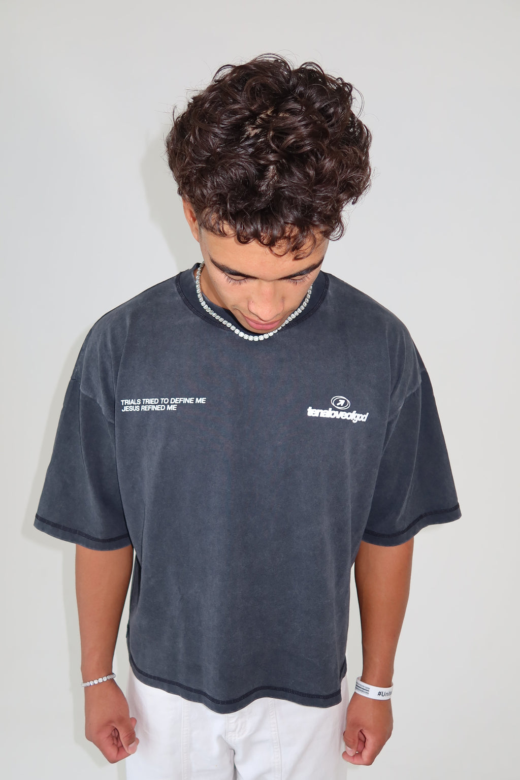 *PRE-ORDER* (9 WEEKS) - GGM CROP TEE | ASH