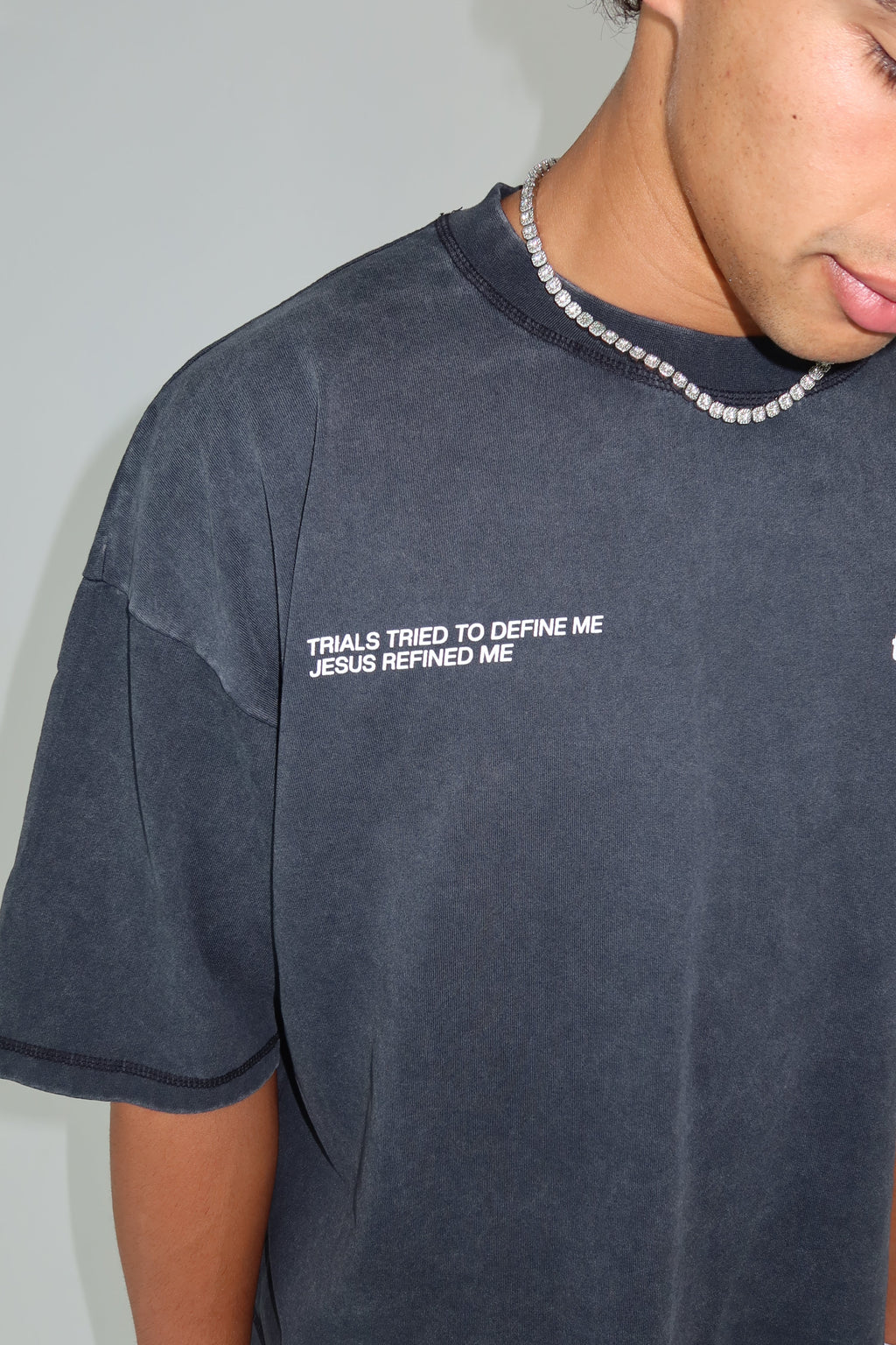 *PRE-ORDER* (9 WEEKS) - GGM CROP TEE | ASH