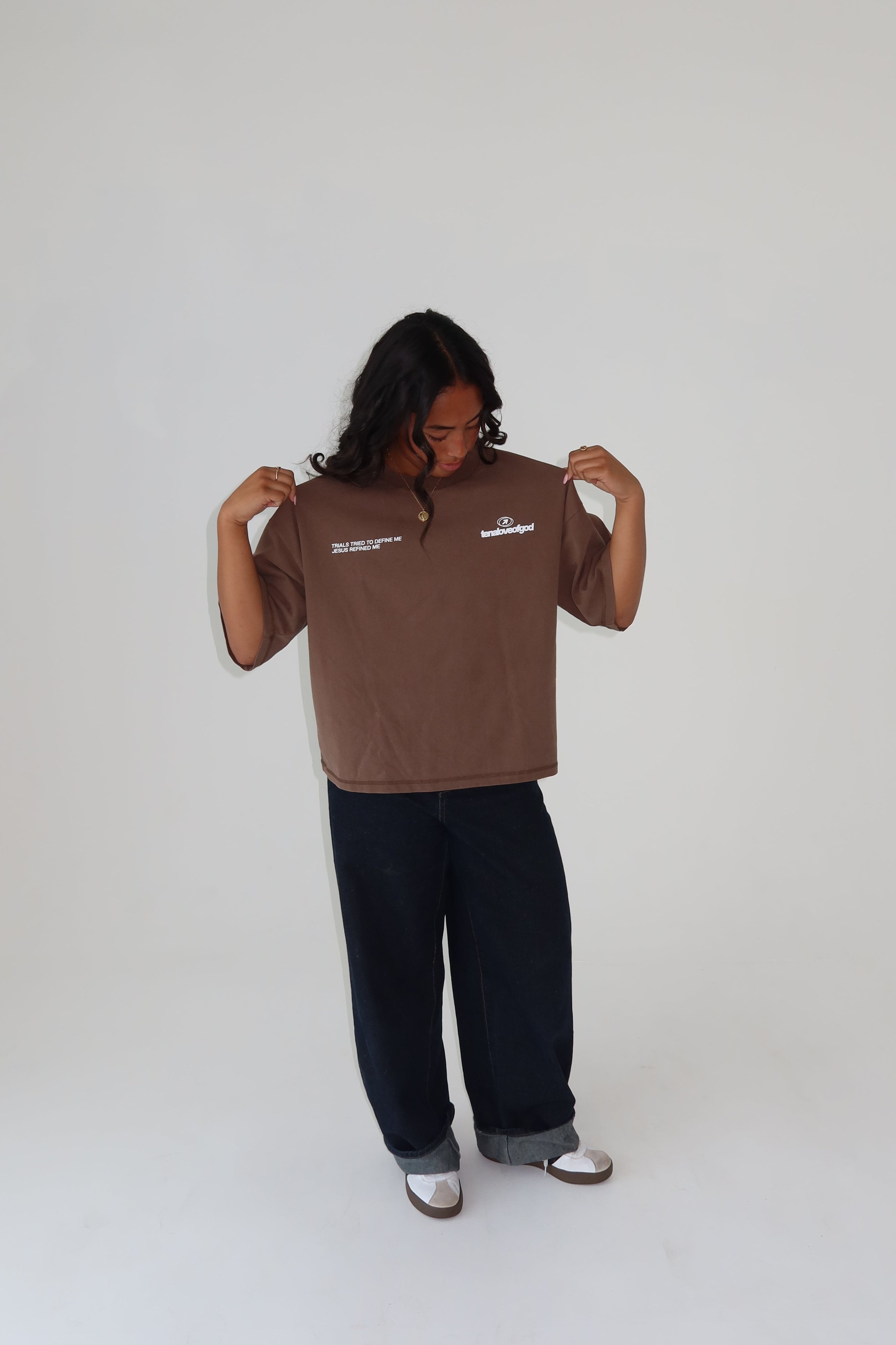 *PRE-ORDER* (9 WEEKS) - GGM CROP TEE | CLAY