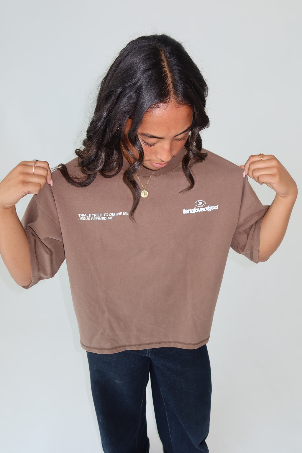 *PRE-ORDER* (9 WEEKS) - GGM CROP TEE | CLAY