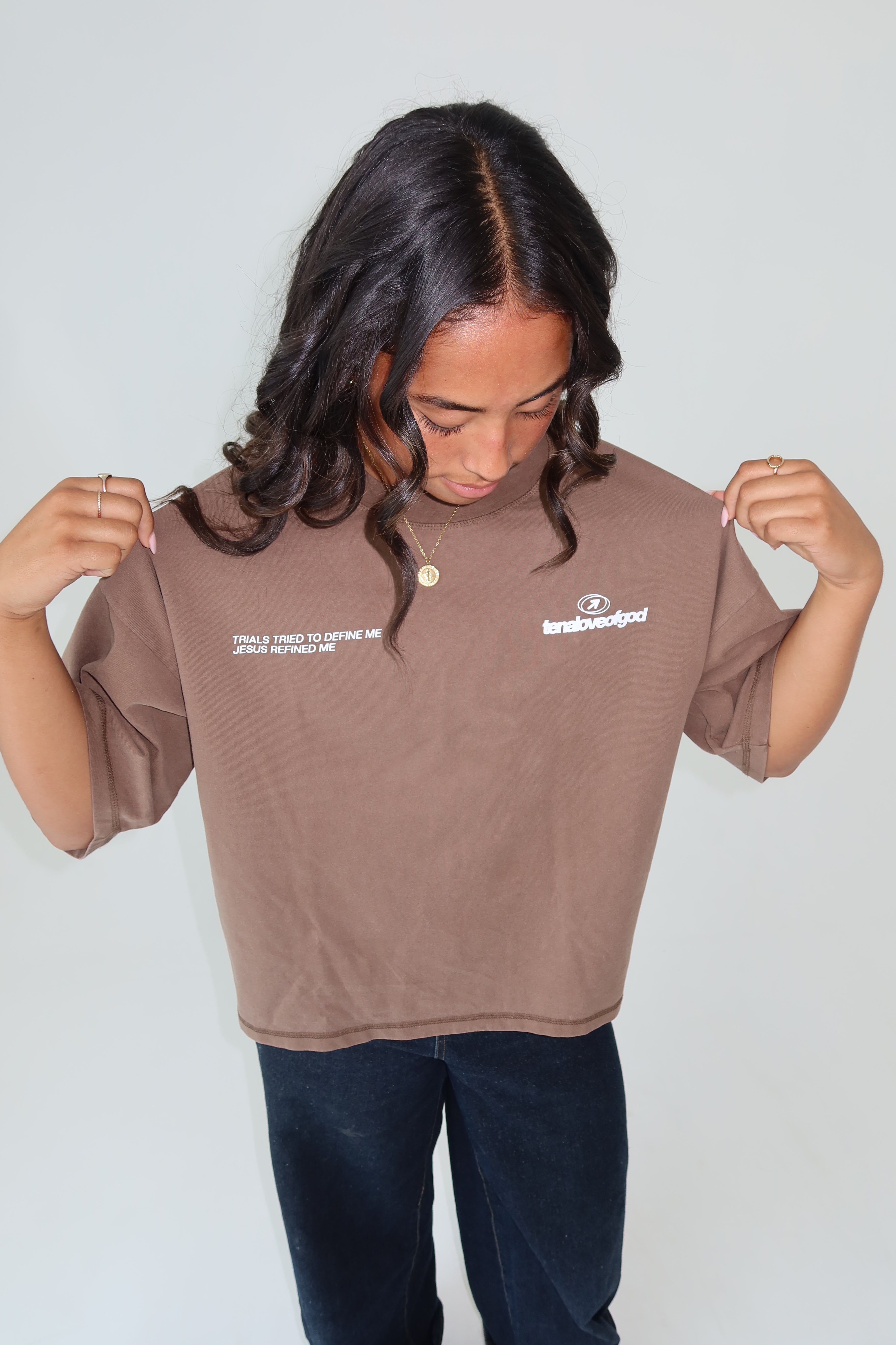*PRE-ORDER* (9 WEEKS) - GGM CROP TEE | CLAY