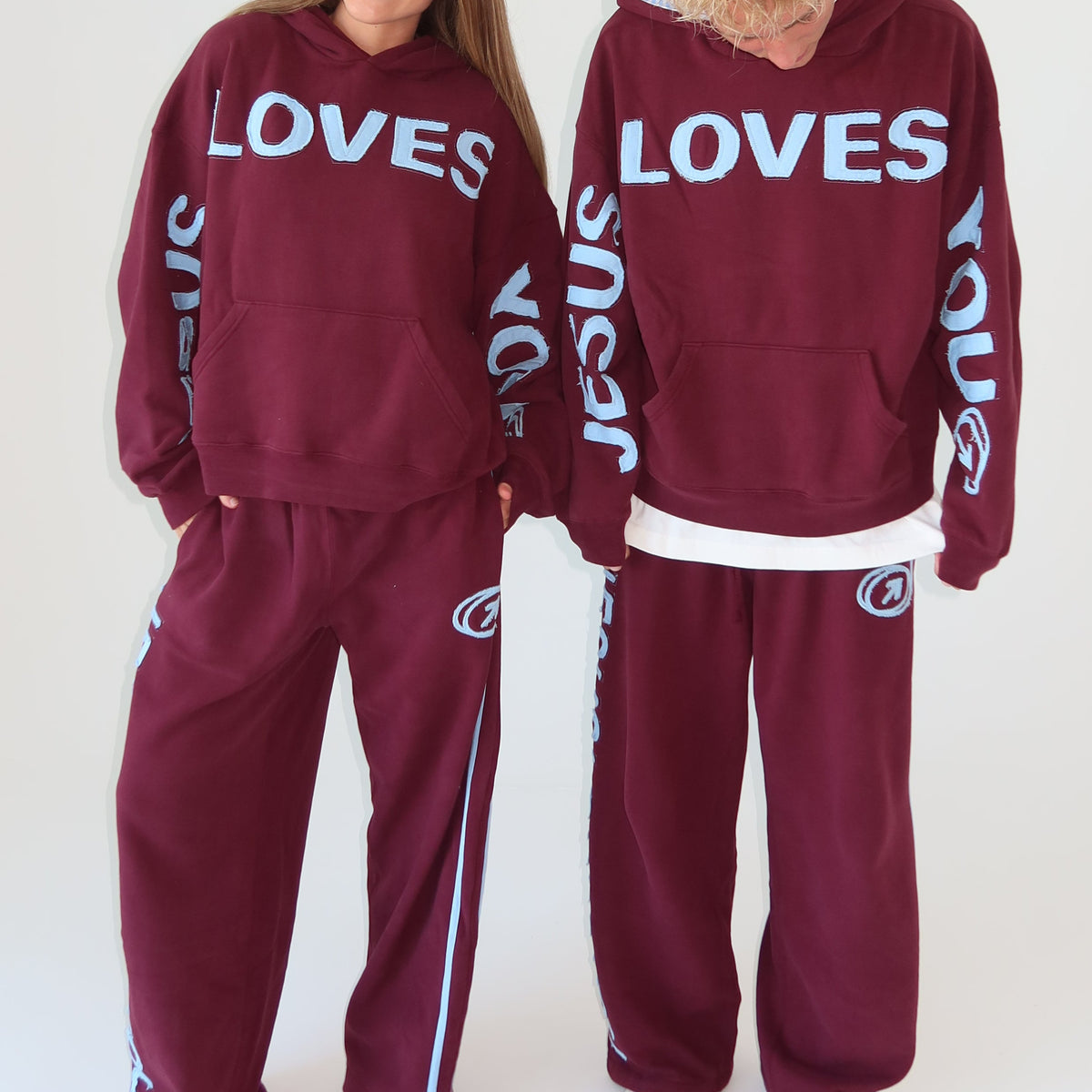 HUG SWEATPANTS | SKYBERRY (3 WEEKS)