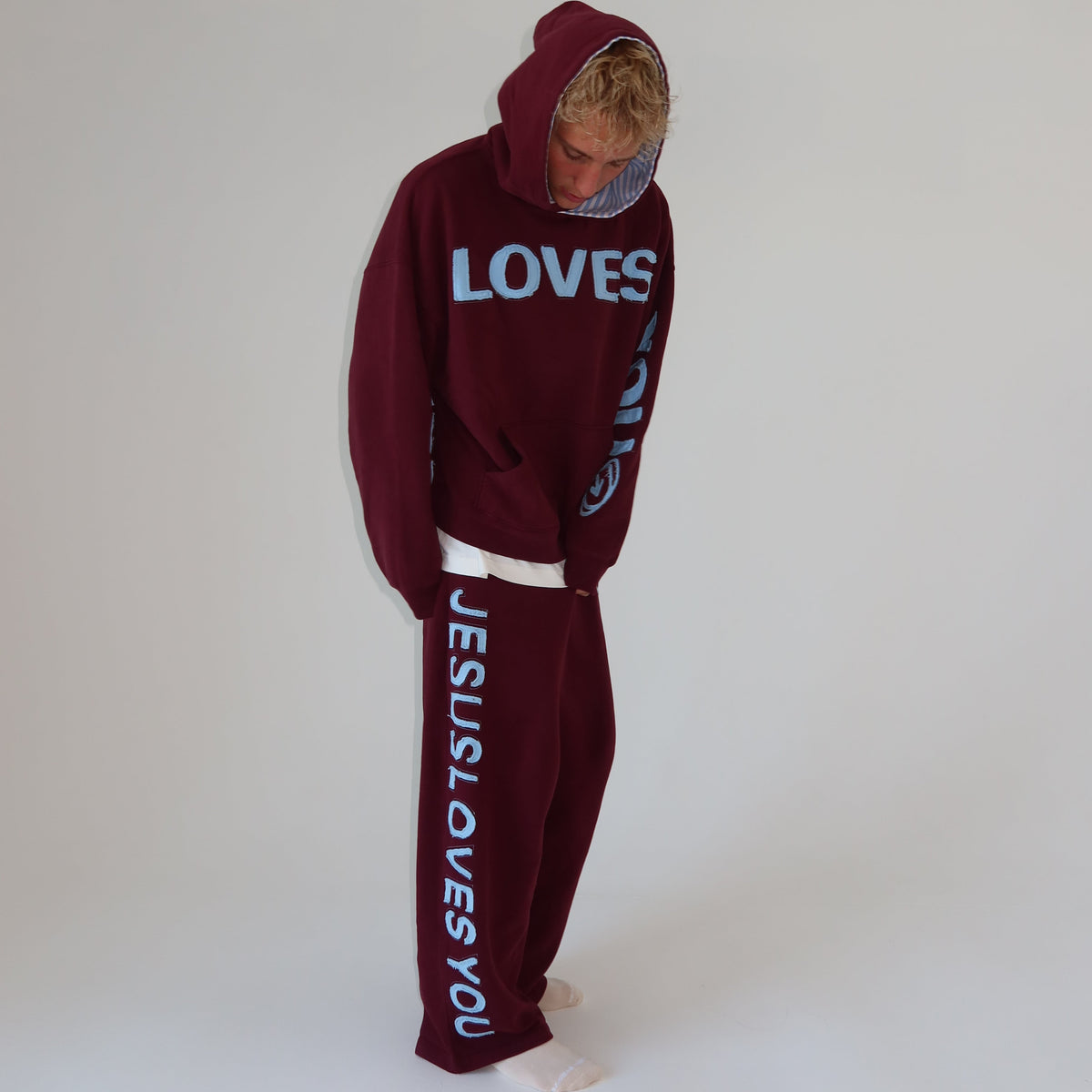 HUG SWEATPANTS | SKYBERRY (3 WEEKS)