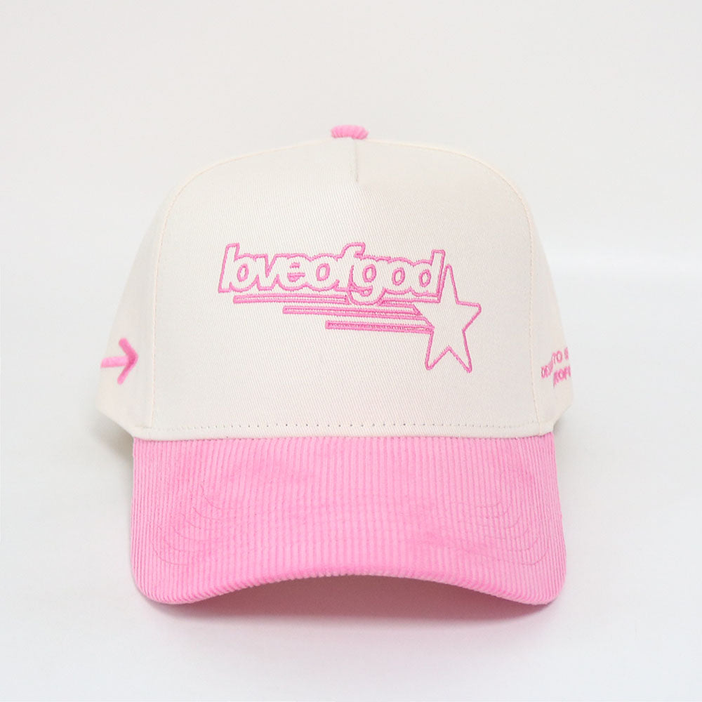 STARRS | Hat | Pink & Cream