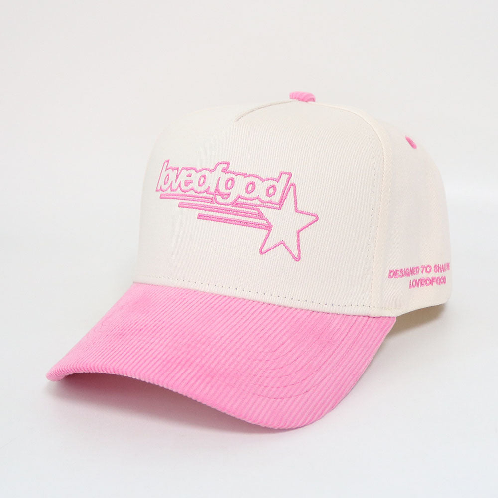 STARRS | Hat | Pink & Cream