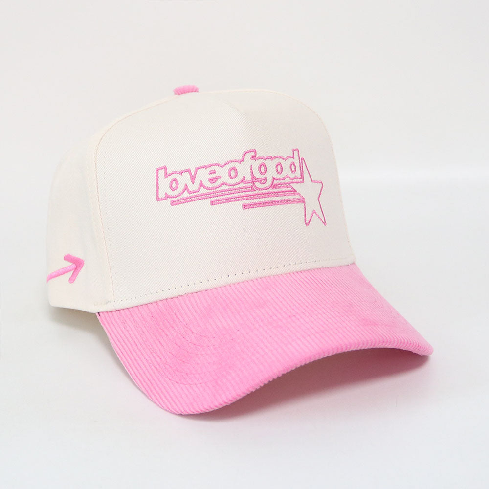 STARRS | Hat | Pink & Cream