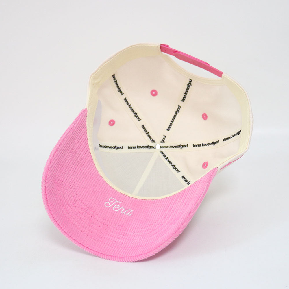 STARRS | Hat | Pink & Cream