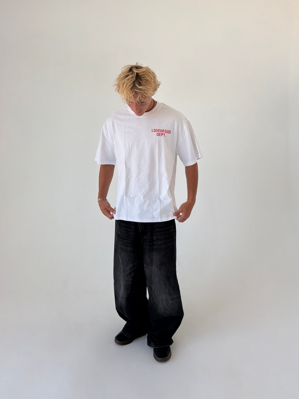 DEPT CROP TEE | FLAME
