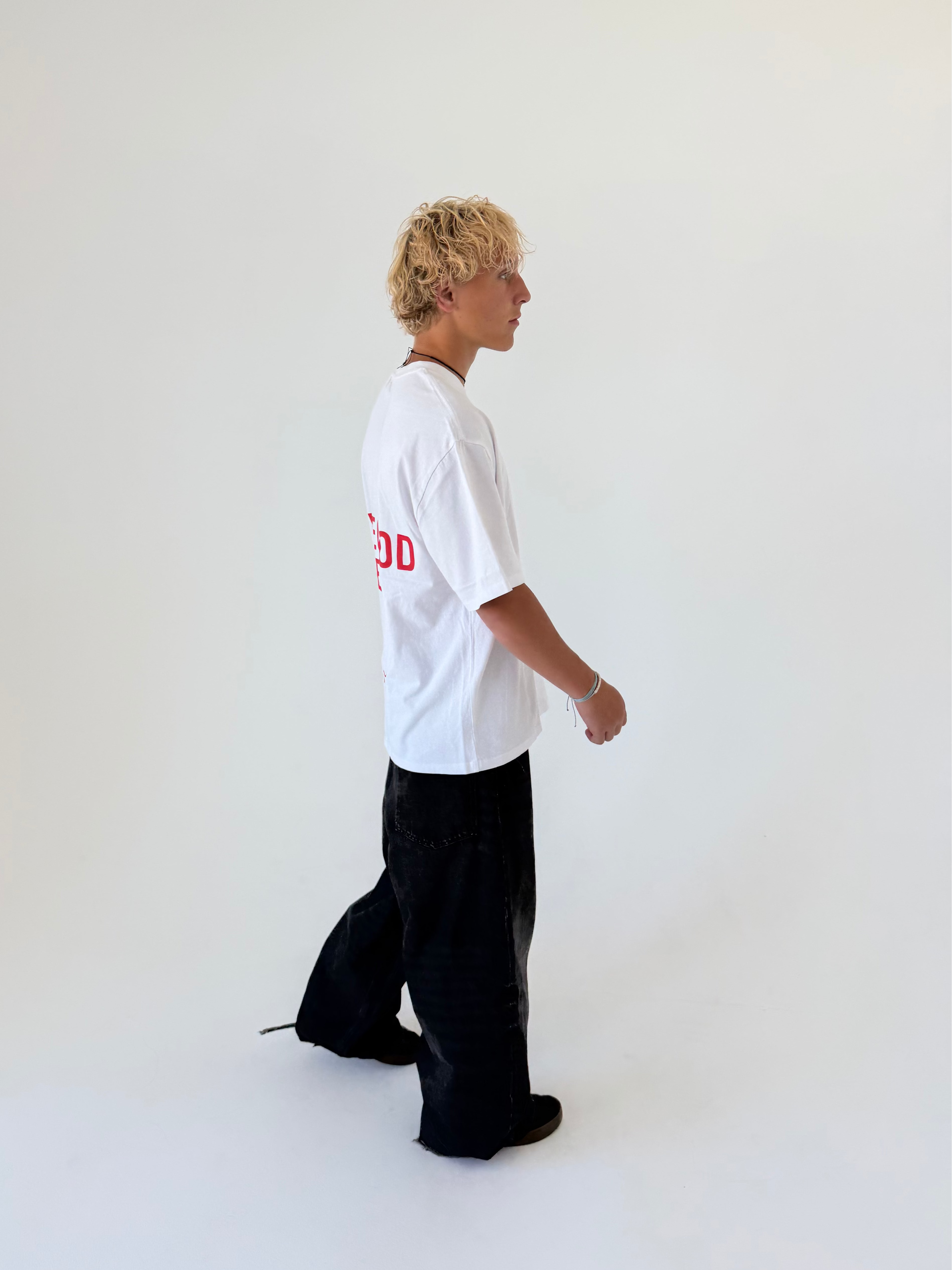 DEPT CROP TEE | FLAME