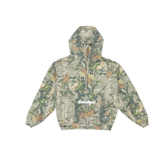 CAMO Zip Hood | 1 of 1