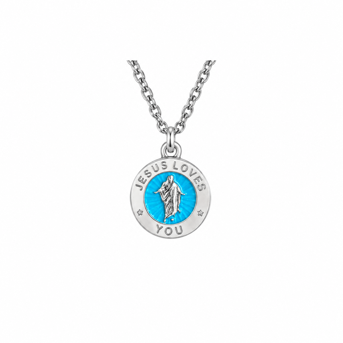 JLY NECKLACE | SKY / SNOW