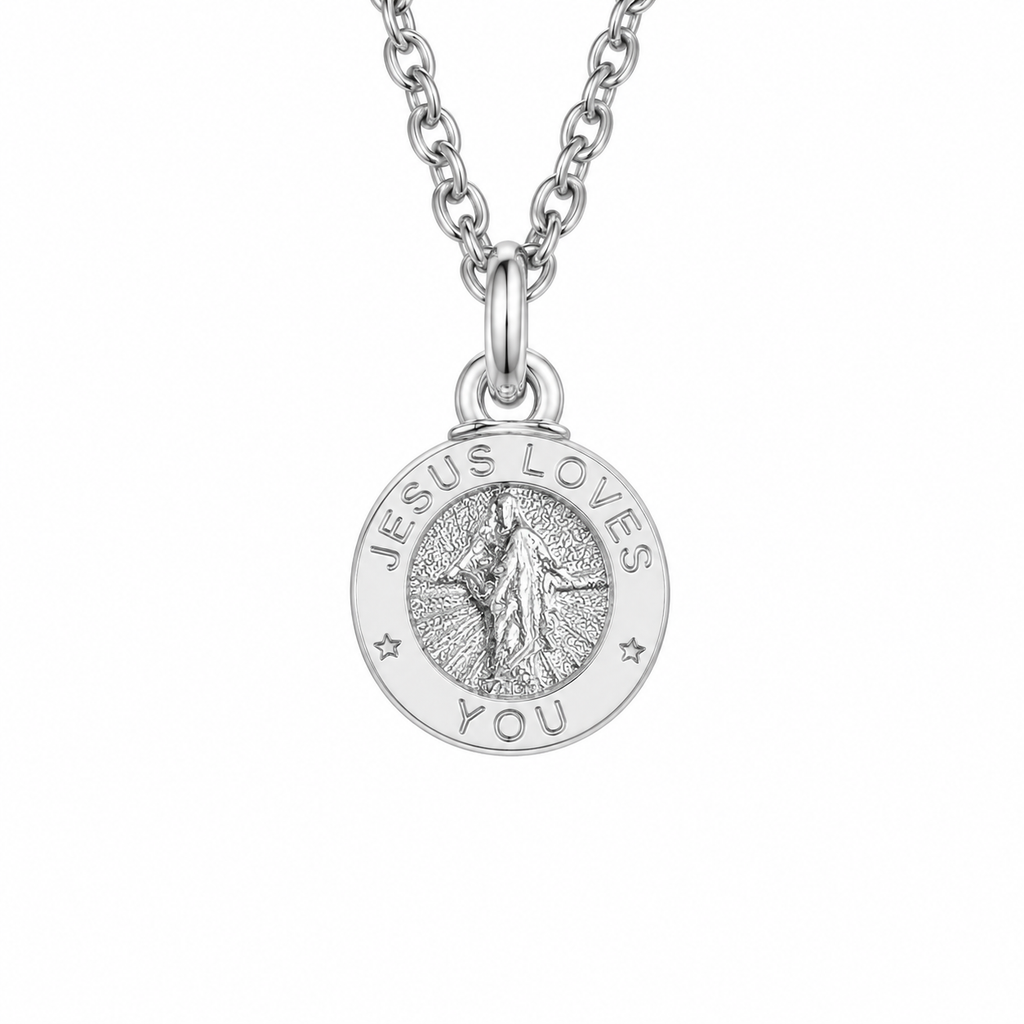 JLY NECKLACE | SILVER / SNOW