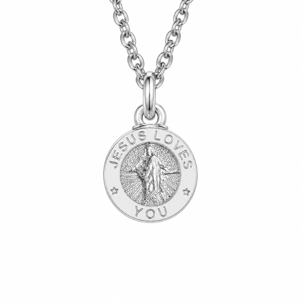 JLY NECKLACE | SILVER / SNOW