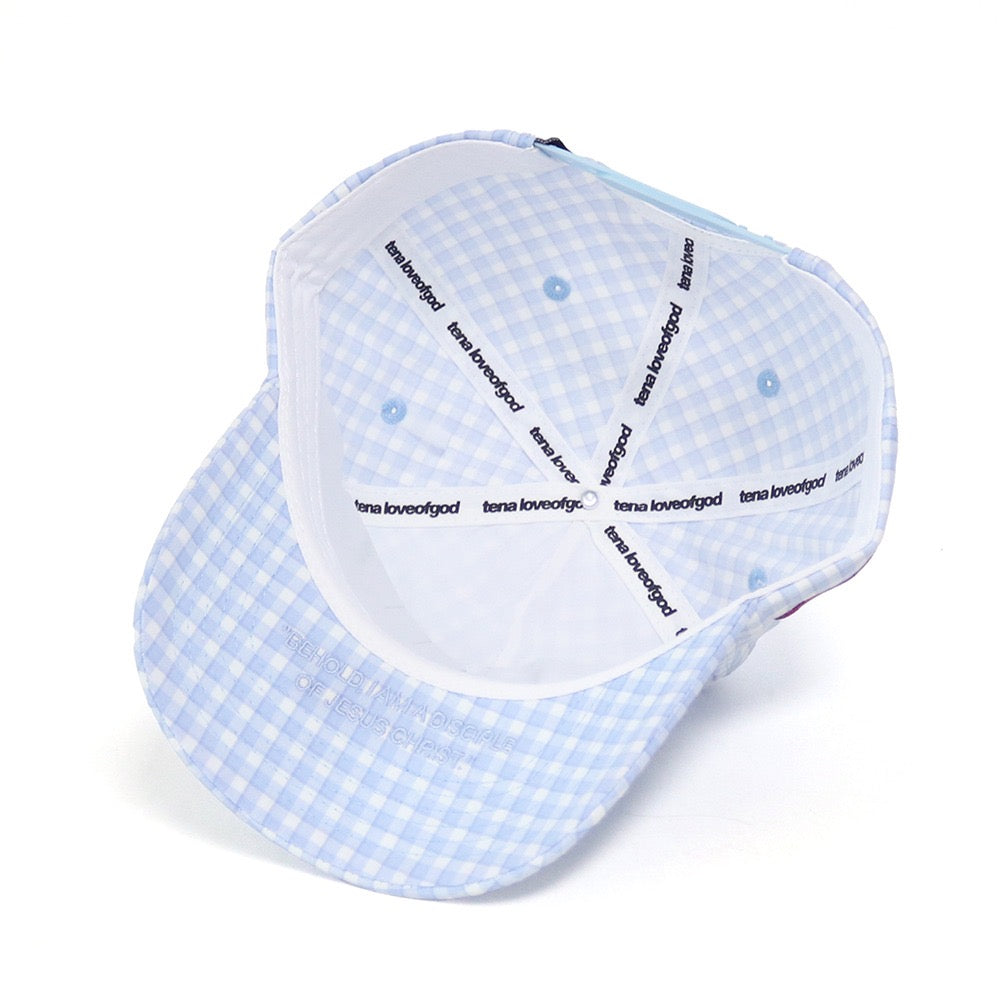 JLY UNHAT | SKY GINGHAM (3 WEEKS)